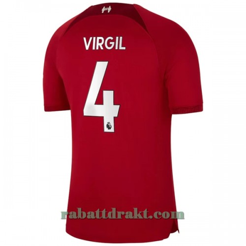 Liverpool Virgil 4 Hjemme 22-23 - Herre Fotballdrakt